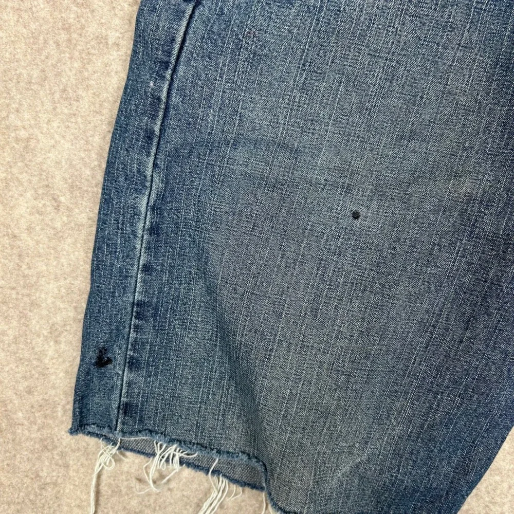 Levi's SilverTab‎ Shorts Mens W30 Blue Low Loose Raw Cut Off Denim 90s Skater